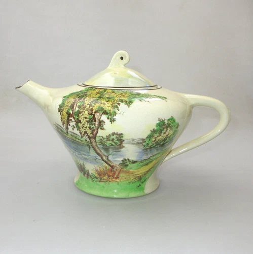 Vintage Empire England China Tea Pot Wattle Time