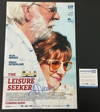 HELEN MIRREN SIGNED THE LEISURE SEEKER 12x18 PHOTO w/EXACT PROOF & AUTOGRAPH COA