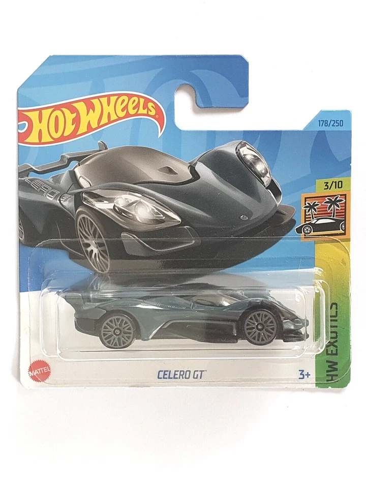 MINIATURE HOT WHEELS 1/64 CELERO GT HW EXOTICS 2023 - Photo 1/1