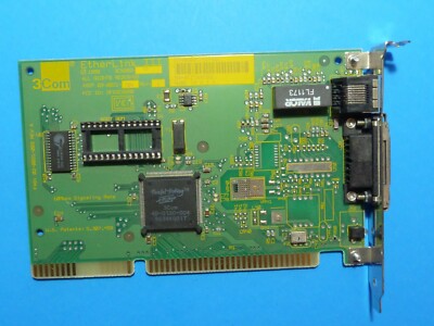 3Com EtherLink III 3C509B-TP ASSY 03-0021-204 Rev-.A Network Adapter ISA Card