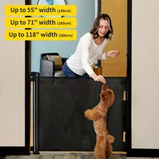 1 Piece Security Gate Fence Stairway Entrance Guard Pet Fence Gate