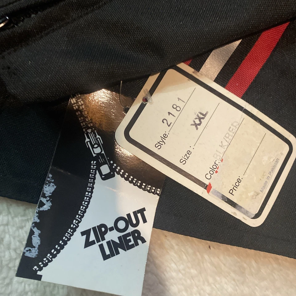 NexGen Motorcycle Jacket NWT Black Red Waterproof Nylon ZipOut Liner Women’s XXL - Image 4 of 4