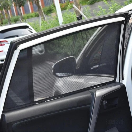 Magnetic Window Sunshade For Cadillac CT4 2019-23 Mesh Windshield Frame Curtain - Picture 3 of 14