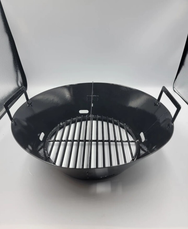 14”Lump For er Charcoal Fire Basket, Grill Baffle Plate for Large