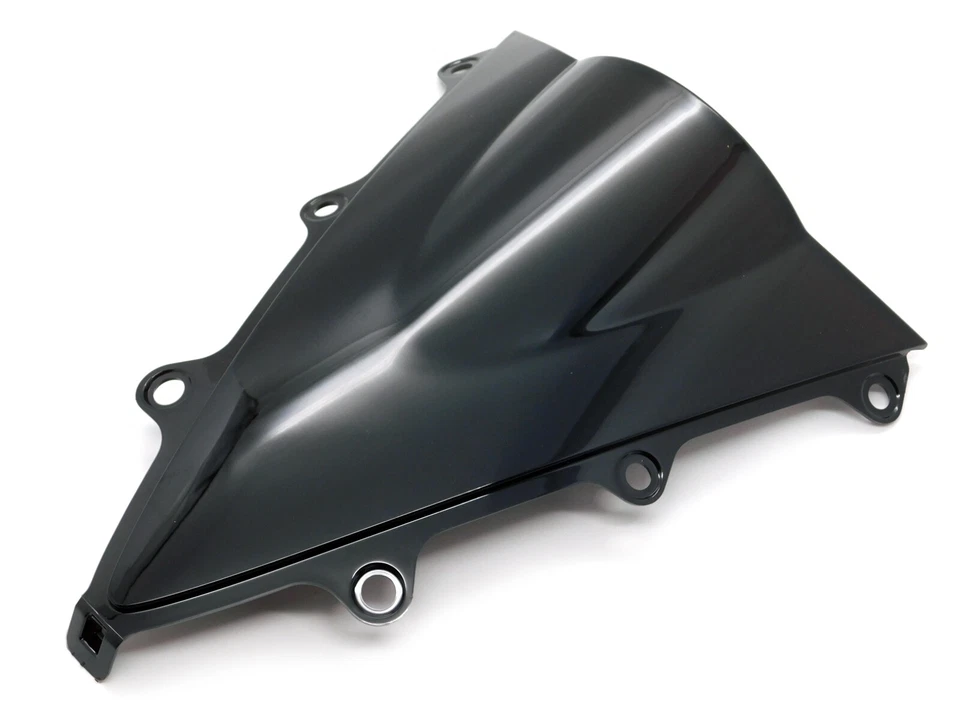 Parabrisas ABS negro doble burbuja para Honda CBR 300R 2015-2022 Foto 4 de 4