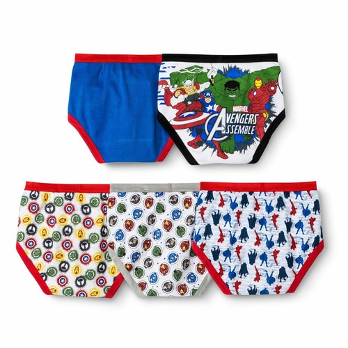 Marvel Boys' Avengers Assorted Briefs, 5-Pack - Picture 4 of 4