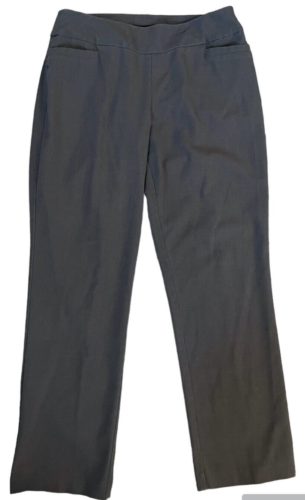 Counterparts Womens stretch pull on gray dress pants, size 12 - Afbeelding 1 van 5