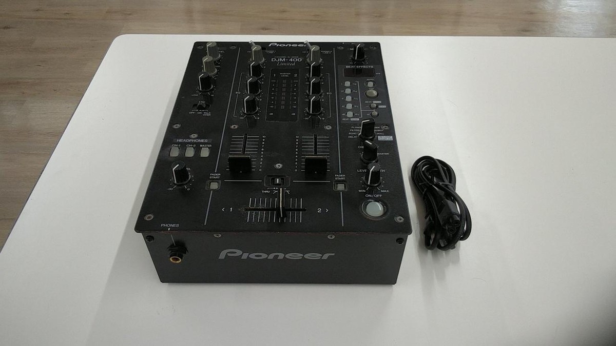 パイオニアミキサーDJM-400&CDJ100sセット Pioneer DJM-400 Mixer DJ set - Full Working and Excellent