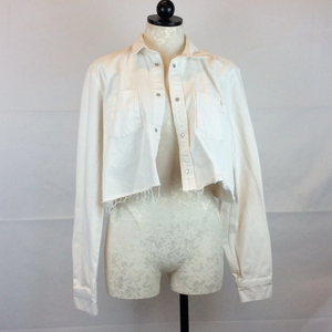 ebay white denim jacket