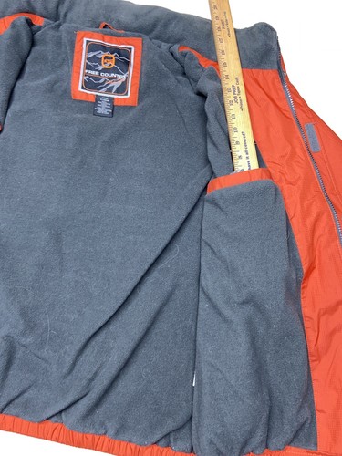 Free Country Men’s XL Burnt Orange Winter Jacket W/Hood,Zip Pockets,Compartments - Picture 10 of 12