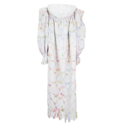 Rosie Assoulin Strapless Babydoll Bell Cuff Art To Wear Maxi Dress