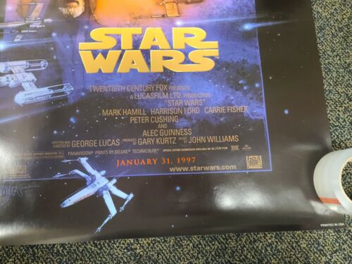 STAR WARS IV A NEW HOPE POSTER (40x27) Special Edition Originalfilm gezeigt - Bild 2 von 6