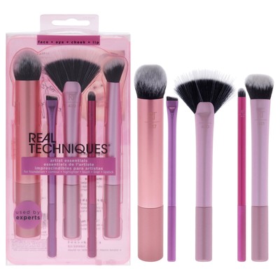 Artist Essentials Set by Real Techniques for Women - 5 Pc Expert Edge Foundat...
