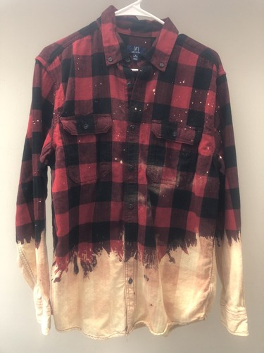 bleach dip dye shirt