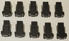 Modular Adapter DB9F to RJ45F Adapter -Fresenius (K & T) machine compatible