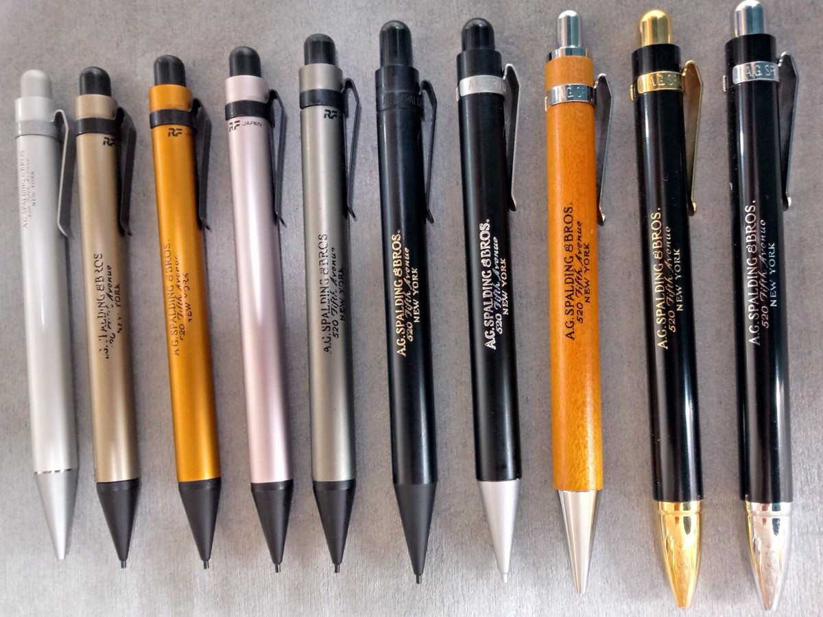 A.G. Spalding & Bros Mechanical Pencil 5 Aluminum 1 Wood 4 Resin