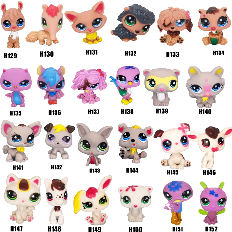 MARKENLOS Zufällig Littlest Pet Shop Sammlung Figur Lose Spielzeug Süß Tiere LPS 24pcs