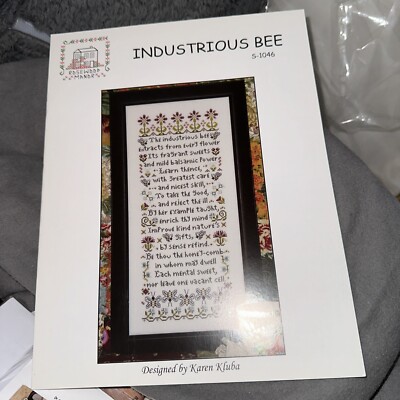 Brandneu Rosewood Manor Industrious Bee S-1046 Kreuzstichkarte