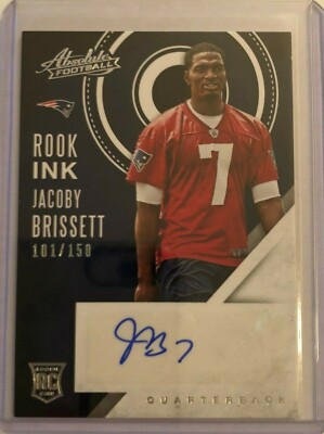 2016 Absolute Rook Ink JACOBY BRISSETT RC AUTO #101/150 Made Colts #30 Rookie
