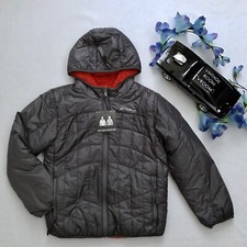 Eddie Bauer New Reversible Puffer Jacket Boys S 7/8 