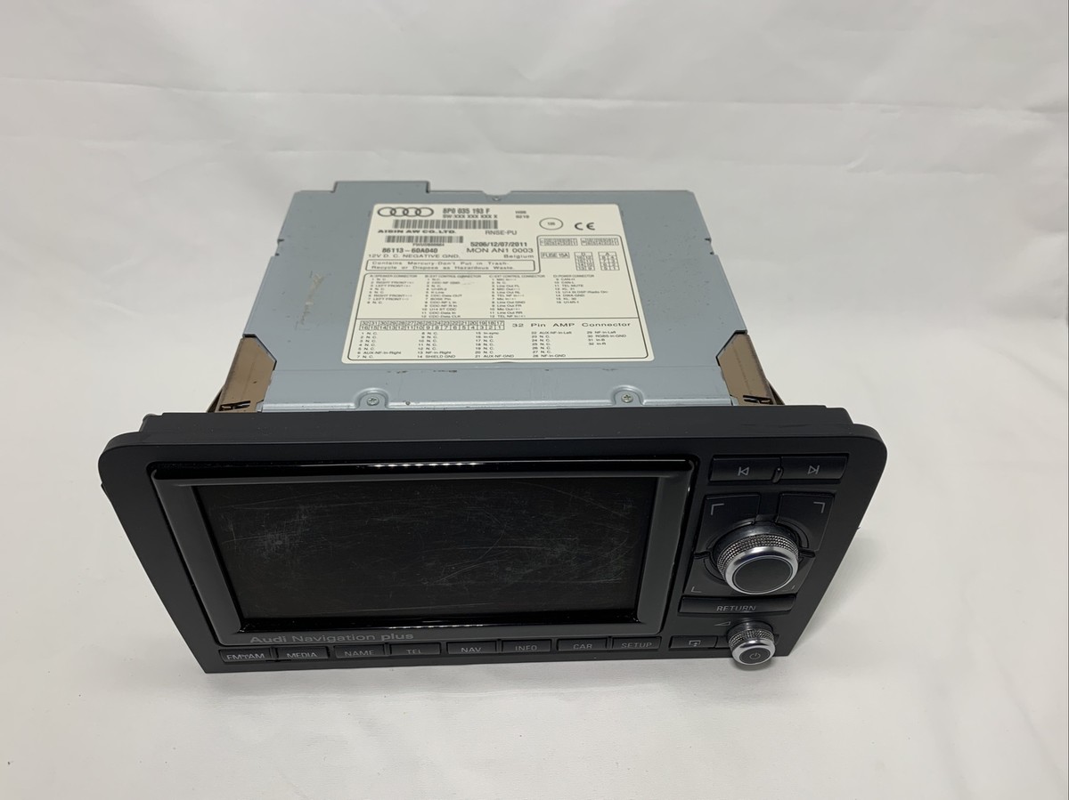 2010-2013 Audi A3 8P RNSE-PU Navigation Head Unit Radio Display