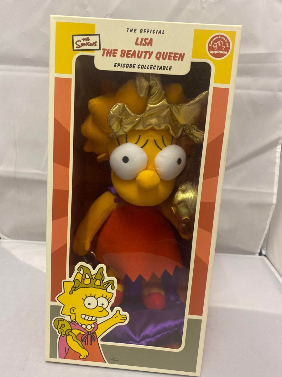 Lisa The Beauty Queen The Simpsons Boxed Plush Doll by