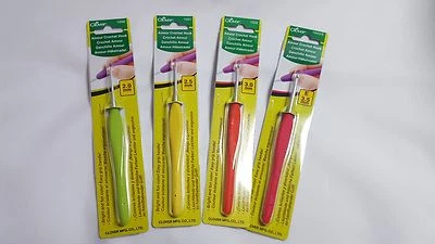 CLOVER AMOUR Crochet hooks, 2-15 mm, various sizes, bright colours