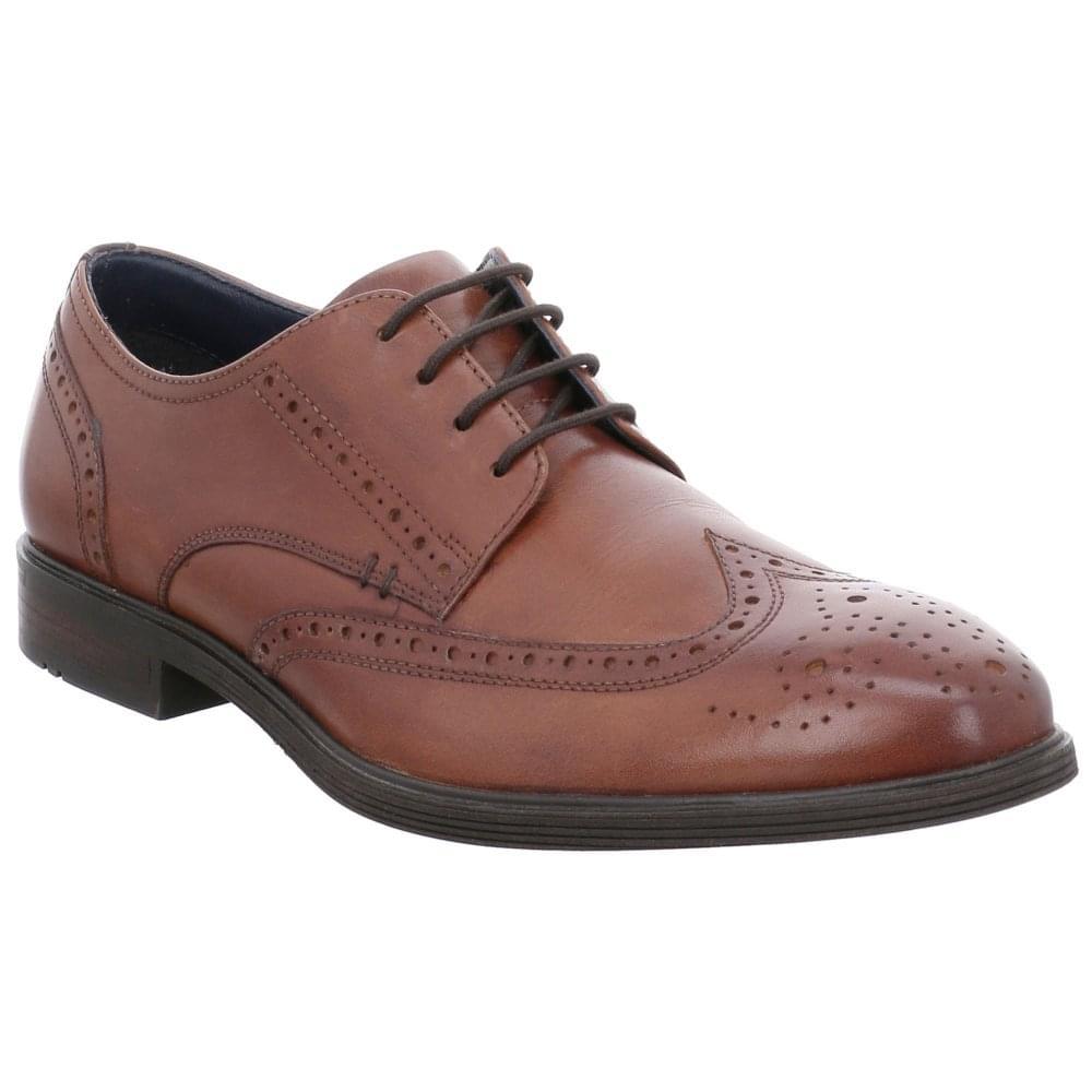 Josef Seibel Jonathan Mens Leather Lace Up Perforated Shoes | eBay