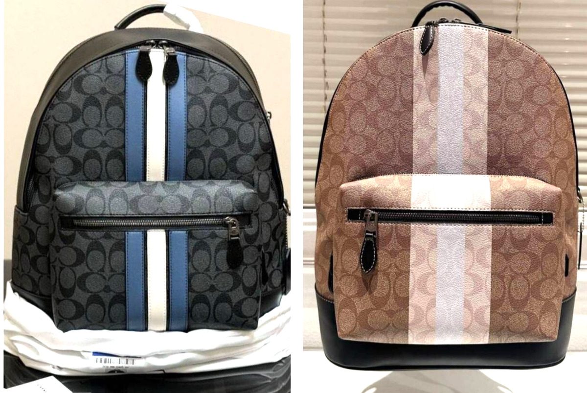 COACH Men's West Backpack In Signature Canvas Colors Outlet Products