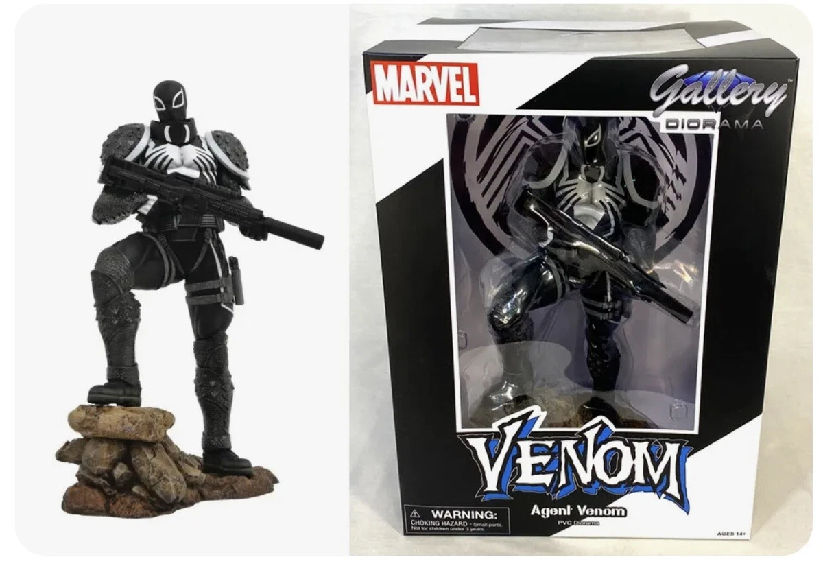 Diamond Select Toys Marvel Gallery Venom Comic 9 Inch PVC Diorama Figure  (black)