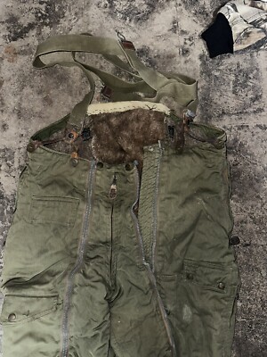 WWII US Army Air Force Type A-11 Flight Pants Alpaca Lined Size 38