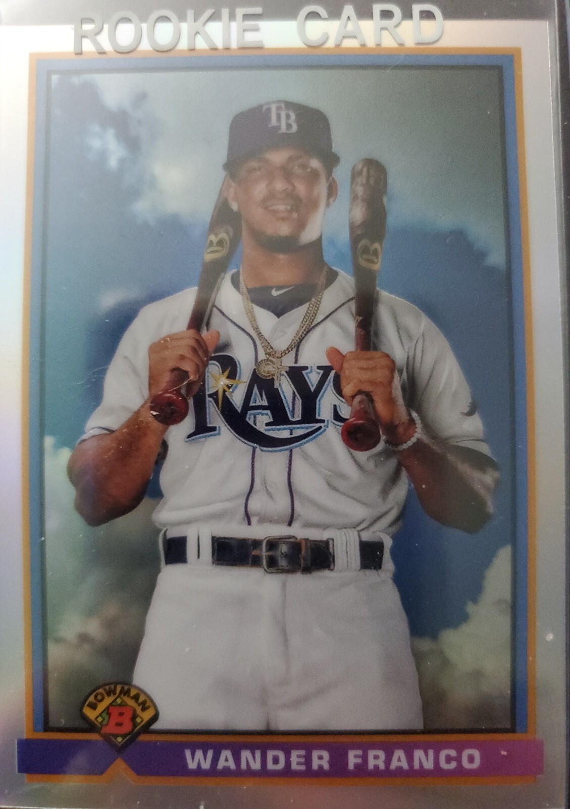 Wander Franco 2021 Topps Bowman Chrome 1991 Style Insert Rookie Card 91B-WF RC 