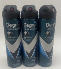 Lot Of 3 Degree Ultra Clear Antiperspirant Deodorant Dry Spray Fresh 3.8 Oz