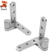 4 Pcs Pivot Door Hinges, Door Hinges, Heavy Duty Hinges 201 Stainless Steel