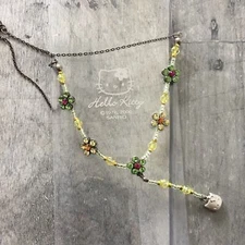  Vintage Rare Hello Kitty Y Necklace