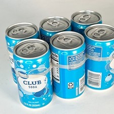Great Value Club Soda Cans Zero Calories 6ct ...