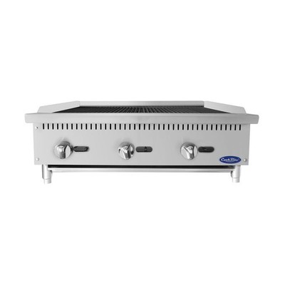 Atosa USA ATRC-36 36'' Countertop Gas Radiant Charbroiler w/ (3) Burners, 105....