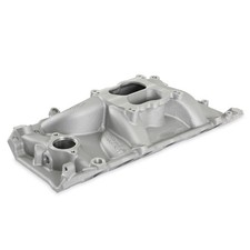 Weiand Intake Manifold 8123wnd Street Warrior Dual Plane Oval Port Alum For Bbc
