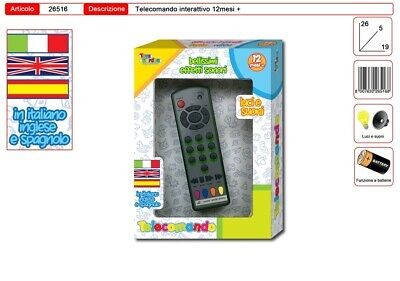Toys Garden Telecomando Baby 3 Lingue 12 Mesi Suoni Luci Bambini
