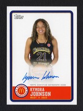 Kymora Johnson 2023 Topps Chrome McDonald's All American Auto #PA-KJ Virginia