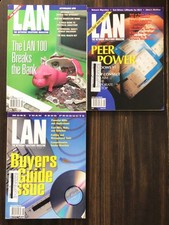 1995 LAN Local Area Network Magazine - Lot 0f 3