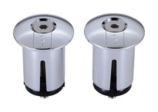 BBB handlebar tape caps ScrewOn 200 x 3 cm chrome