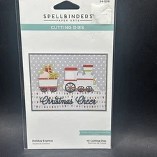 Spellbinders Paper Arts Holiday Express Train Engine Cutting Dies 10 PC S4-1218