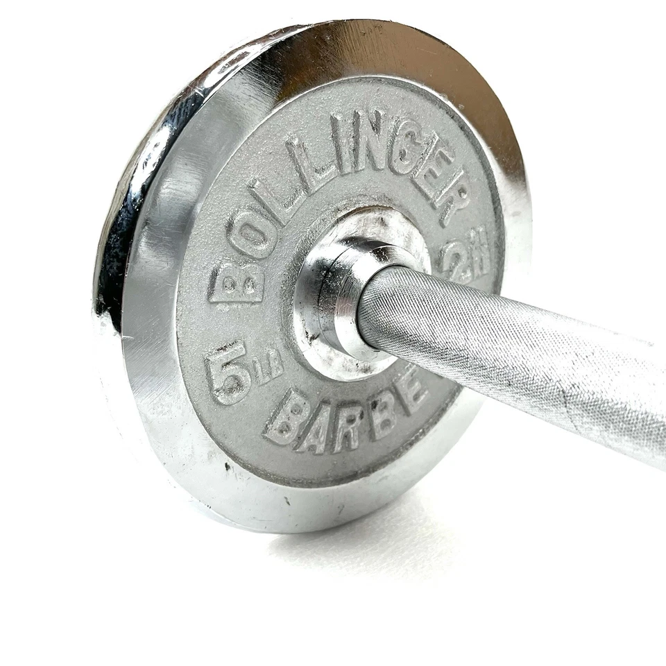 Bollinger Barbell Threaded Weight Plates Chrome 16 Lbs 2-5lbs 2-3lbs Spin-On - Image 3 of 4