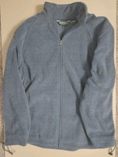 Vtg Y2K Eddie Bauer Polyester Full Zip Size Large 23 Pit 28 Long