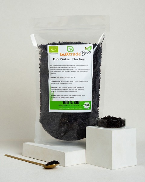 1 Kg Bio Dulse Flocken | Flocken | Vegan | Glutenfrei | Buxtrade-image