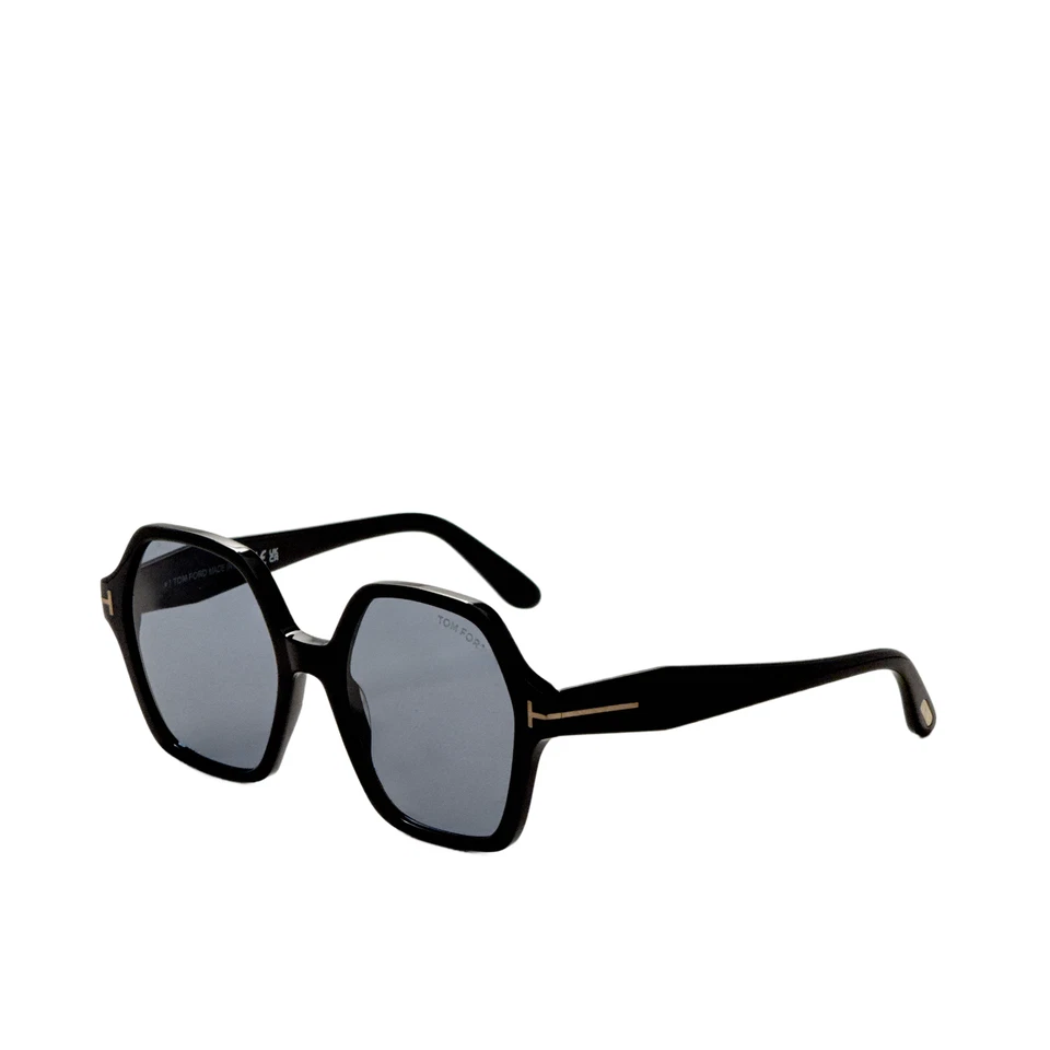 Gafas de sol para mujer Tom Ford Romy 56 negras brillantes FT1032-01A-56