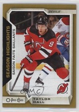 2018-19 O-Pee-Chee Season Highlights Glossy Gold Border Taylor Hall #560 1o3