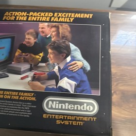 Nintendo NES Action Set Gray Zapper Version - Empty Box with foam & extras  Read