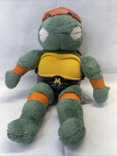 1989 Vintage Michelangelo Teenage Mutant Ninja Turtles Plush Figure 14" TMNT!!